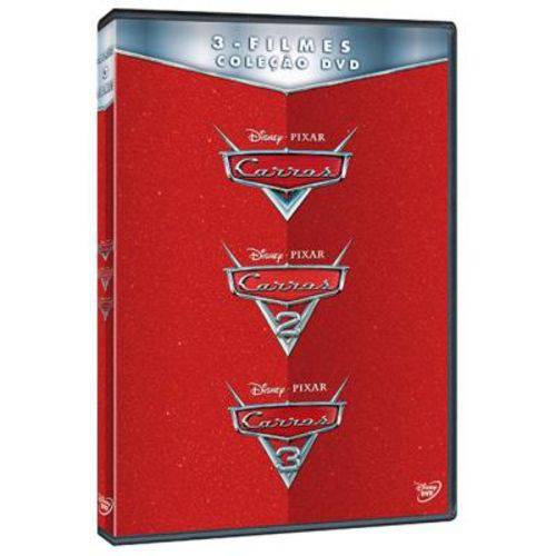 Coleção Carros - Box 3 DVDs - 1, 2 e 3 / Infantil