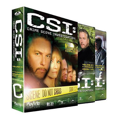 Coleção CSI: Crime Scene Investigation - 6ª Temporada - Vol. 1 (3 DVDs)
