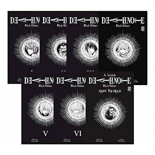 Coleção Death Note - Black Edition 1 a 6 + How To Read
