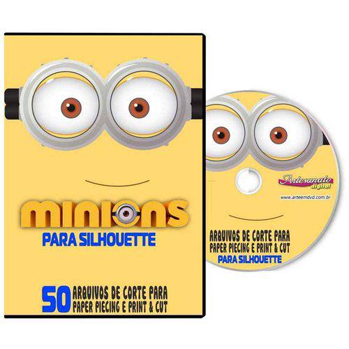 Coleção Dvd 50 Minions para Silhouette