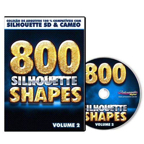 Coleção Dvd 800 Shapes Silhouette - Volume 2