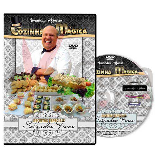 Coleção Dvd Cozinha Mágica Salgados Finos com Jurandyr Affonso