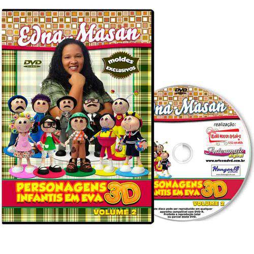 Coleção Dvd - Eva 3d - Personagens Infantis Volume 2 com Edna Massan