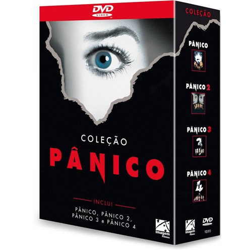 Coleção DVD Pânico: 1, 2, 3 e 4 (4 DVDs)