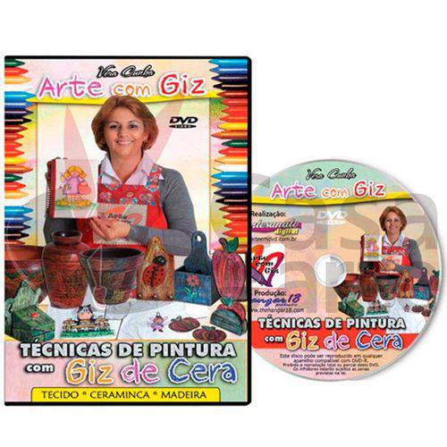 Coleção Dvd Técnicas de Pintura com Giz de Cera com Vera Cunha
