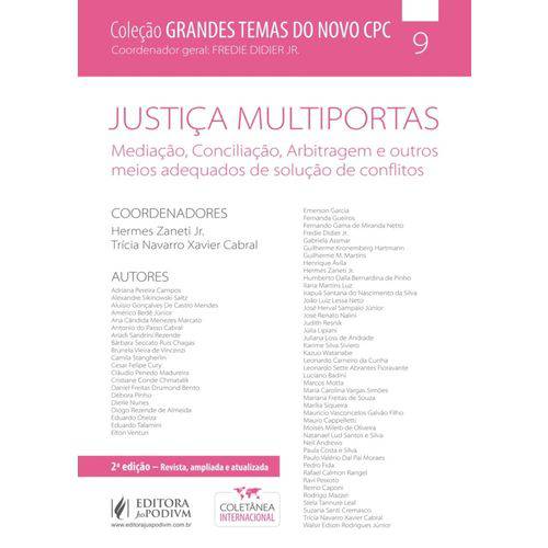 Coleção Grandes Temas do Novo Cpc - Volume 9 - Justiça Multiportas - 2ª Edição (2018)