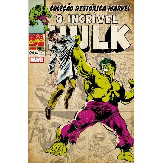 Colecao Historica Marvel - o Incrivel Hulk - Vol 1 - Panini