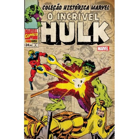 Colecao Historica Marvel - o Incrivel Hulk - Vol 4 - Panini