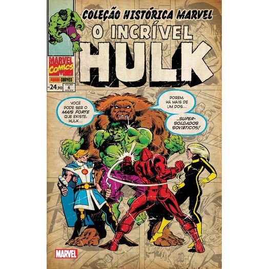Colecao Historica Marvel - o Incrivel Hulk - Vol 6 - Panini