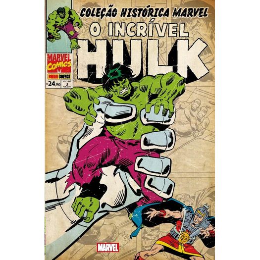 Colecao Historica Marvel - o Incrivel Hulk - Vol 3 - Panini