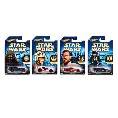 Coleção Hot Wheels Star Wars com 4 Carros - Mattel Ckj41