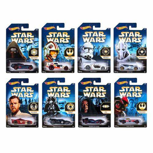 Coleção Hot Wheels Star Wars com 8 Carros - Mattel Ckj41