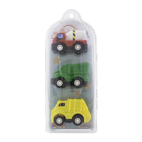Coleção Mini Racing Zoop Toys Modelos e Cores Sortidas com 3 Unidades