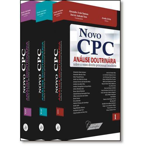 Coleção: Novo Cpc: Análise Doutrinária Sobre o Novo Direito Processual Brasileiro - 3 Volumes