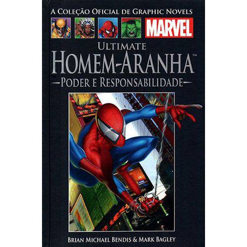 Coleção Oficial de Graphic Novels Nº 20 - Ultimate Homem Aranha - Poder e Responsabilidade