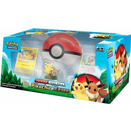 Coleção Pokébola Pikachu e Eevee