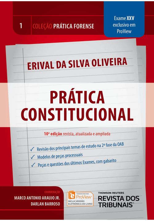 Coleção Prática Forense Volume 1 - Prática Constitucional 10ª Edição