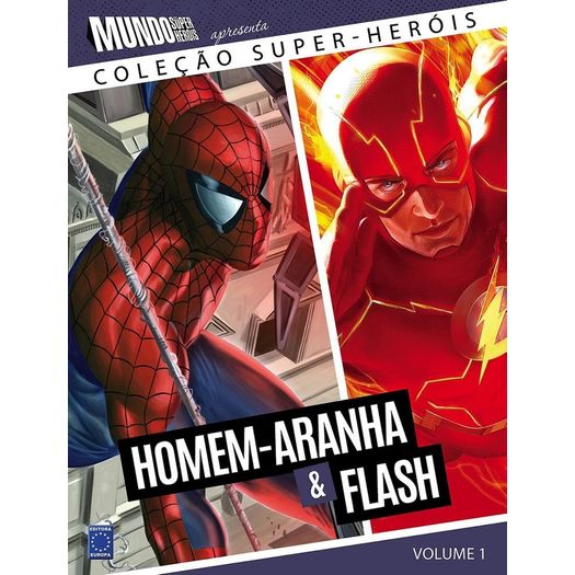 Colecao Super Herois Vol 1 - Homem Aranha e Flash - Europa
