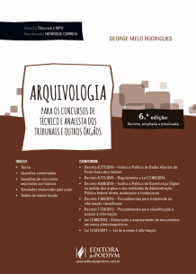 Coleção Tribunais e MPU - Arquivologia - para Técnico e Analista (2018)