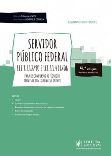 Coleção Tribunais e MPU - Servidor Público Federal: Leis 8.112/90 e 11.416/06 - para Técnico e Analista (2018)