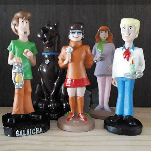 Coleção Turma do Scooby-doo Kit C/ 5 Personagens