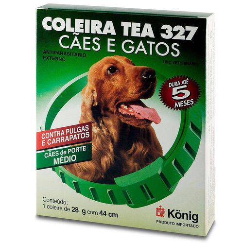 Coleira Antipulgas para Cães Tea 327 Konig 28 Gr