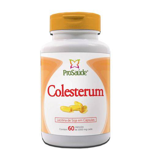Colesterum Lecitina de Soja 60 Caps 1000mg Cápsulas