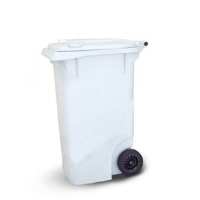 Coletor de Lixo 120 Litros Branco - C120BR Bralimpia