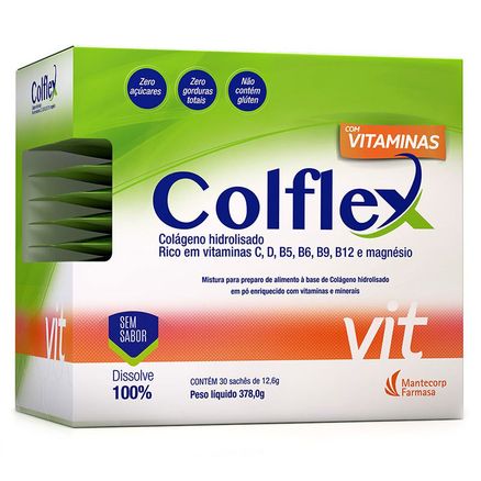 Colflex Vit Colágeno Hidrolisado com Vitaminas 30 Sachês