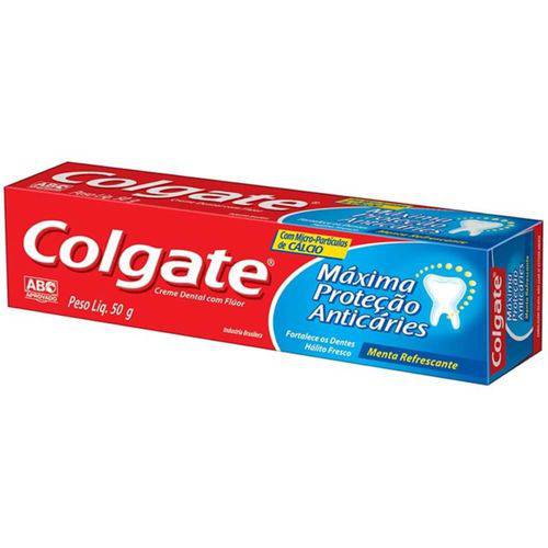 Colgate Máxima Proteção Anticáries Creme Dental 50g (kit C/12)