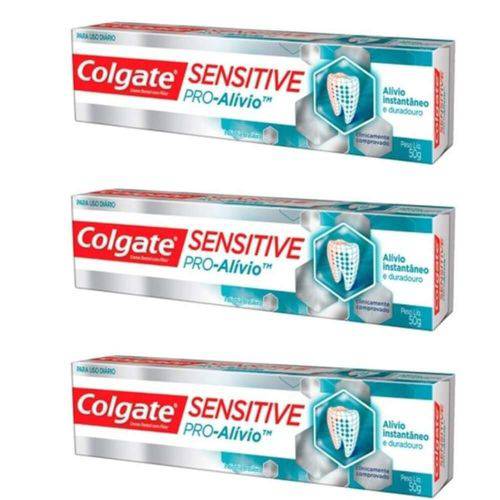 Colgate Pro Alivio Sensitive Creme Dental 50g (kit C/03)
