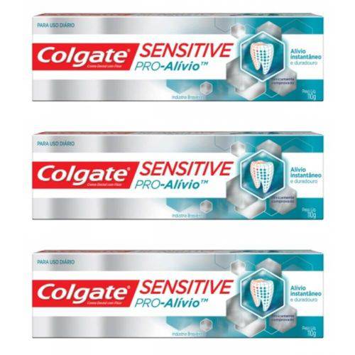 Colgate Sensitive Pro Alivio Creme Dental 110g (kit C/03)