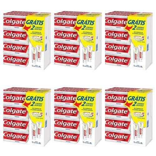 Colgate Total 12 Clean Mint Creme Dental 12x90g (kit C/06)