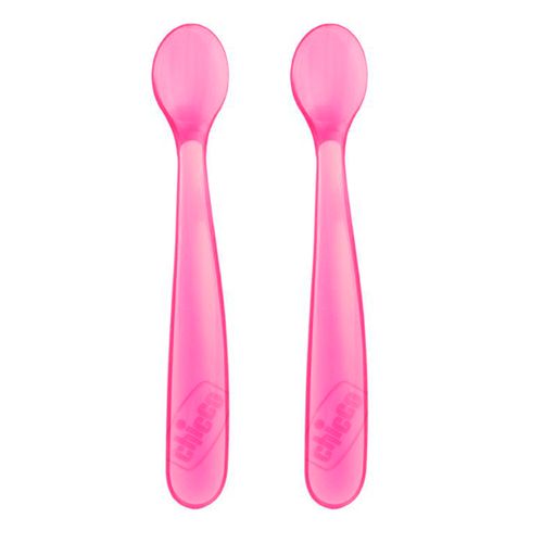 Colher de Silicone (6m+) 2pç Girl - Chicco