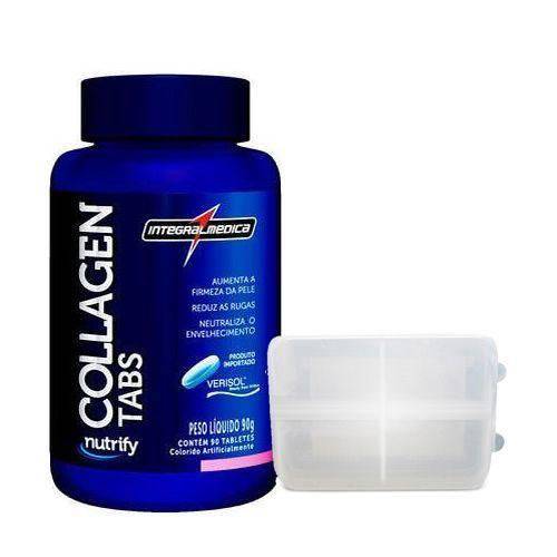 Collagen Tabs - 90g - 90 Tabletes + Porta Cápsula - Integralmédica