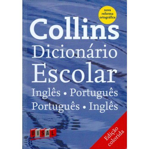 Collins Dicionario Escolar Ing / Port - Port / Ing - Vinil - Nova Ortografia