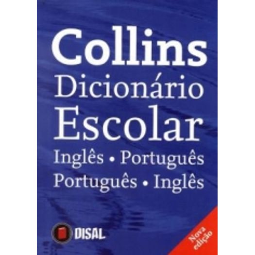 Collins Dicionario Escolar Ingles Portugues - Disal