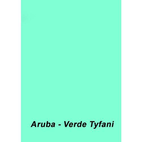 Color Plus A4 180g 25 Folhas Cor Aruba - Verde Tyfani