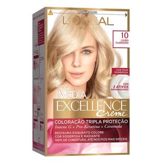 Coloração Imédia Excellence L'Oréal Paris 10 Louro Clarissimo