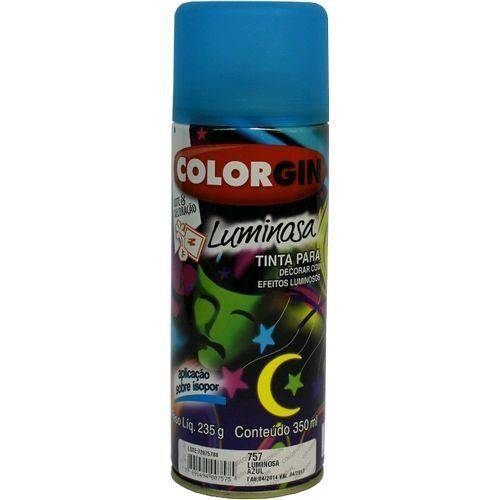 Colorgin Luminoso 350 Ml. Azul Spray