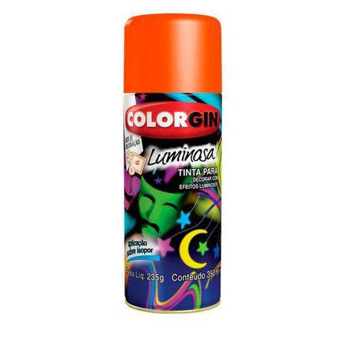 Colorgin Luminoso 350 Ml. Laranja Spray