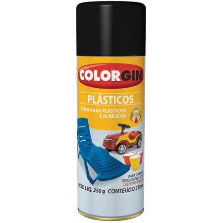 Colorgin Spray para Plásticos 350 Ml Branco