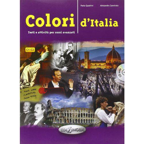 Colori D'Italia - Esti e Attivita Per Corsi Avanzati Con CD Audio - Edilingua Edizioni