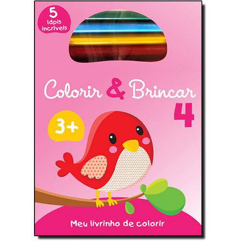 Colorir e Brincar: Meu Livrinho de Colorir - Vol.4