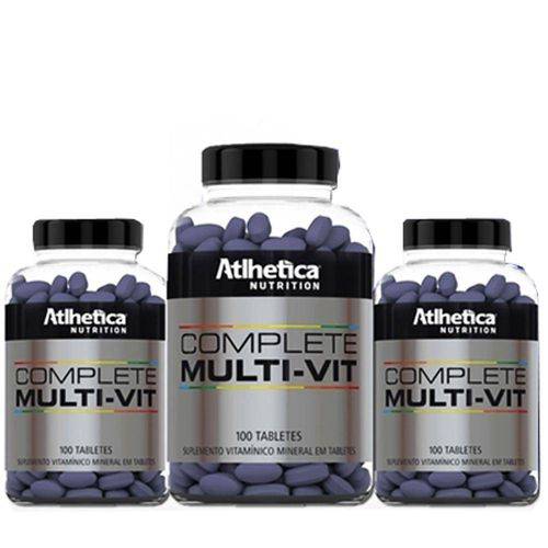 Combão 3 Multivitamínico (100 Tabletes - Cada Frasco) - Atlhetica Nutrition