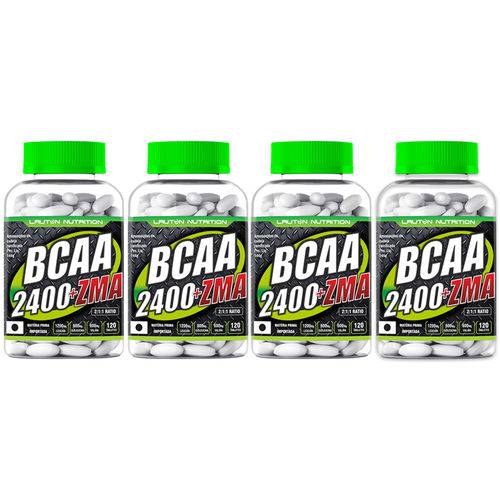 Combo 4 Bcaa 2400 + Zma 120 Tabs - Lauton Nutrition