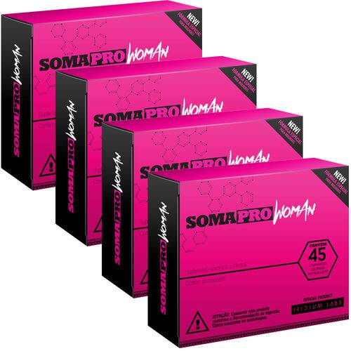 Combo 4 Somatodrol - Somapro Woman Iridium Labs 45 Capsulas