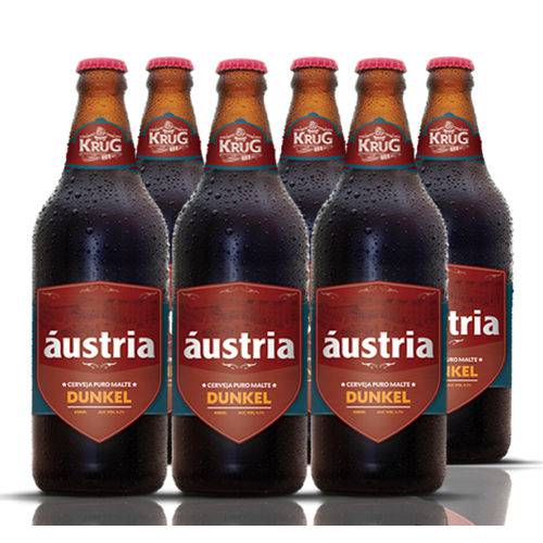 Combo 6 Cervejas Áustria Dunkel 600 Ml