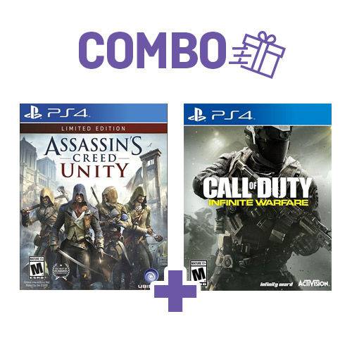 Combo Assassins Creed Unity + Call Of Duty Infinite Warfare - PS4