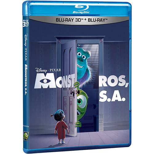 Combo Blu-Ray 3D + Blu-Ray Monstros S.A. (2 Discos)